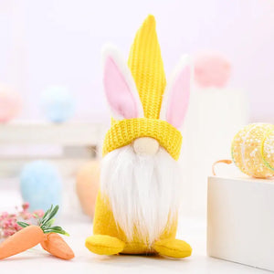 FLASH SALE! Yellow Spring Easter Bunny Gnomes