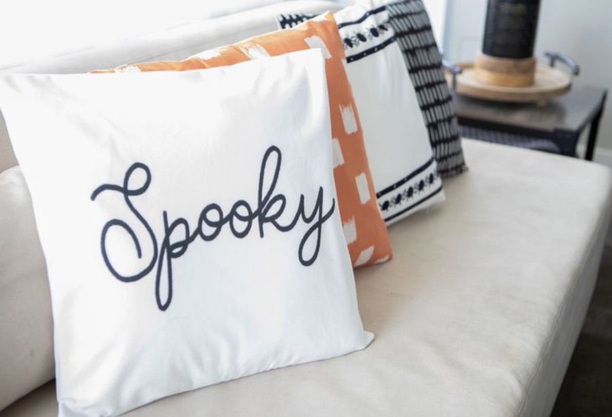 Eek! Purple Witches Legs Halloween Pillow Cover – Ivy & Sage Market