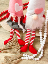 Heart Gnome-Pink Hat Striped Long Legs