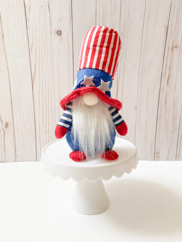 Patriotic Gnomes-Red/White Stripe Hat