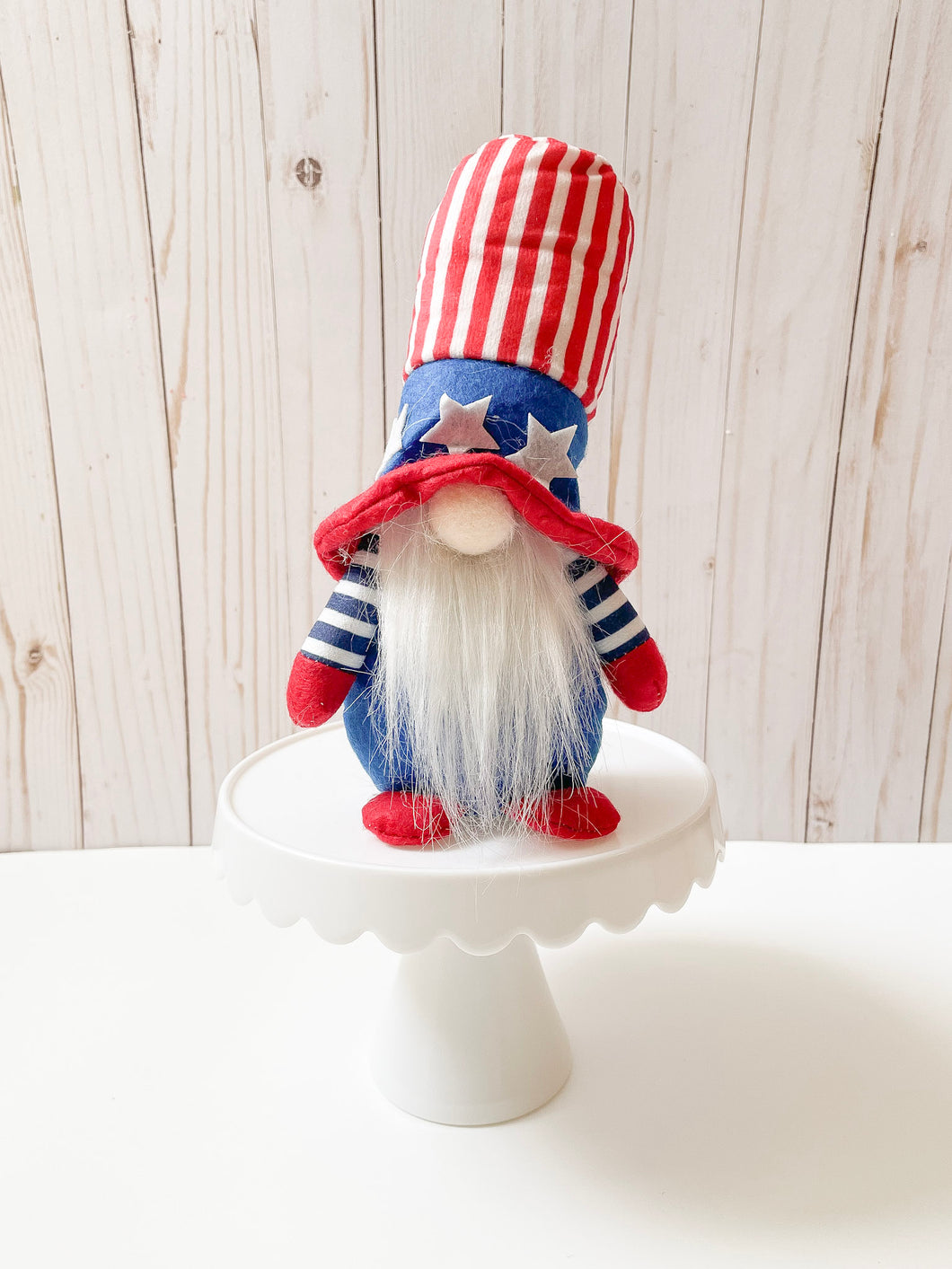 Patriotic Gnomes-Red/White Stripe Hat