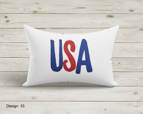 USA-Rectangle-Pillow Cover