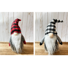 Red Black Buffalo Plaid-Christmas Gnome