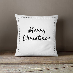 NEW!! Merry Christmas Dots Pillow Cover