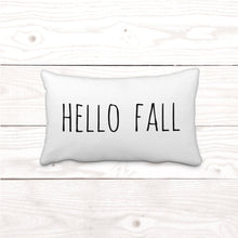 "Hello Fall" Lumbar-Pillow Cover