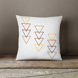 Abstract Triangles Pillow Cover
