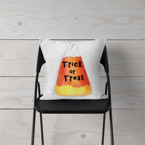Candy Corn-Trick or Treat Pillow Cover