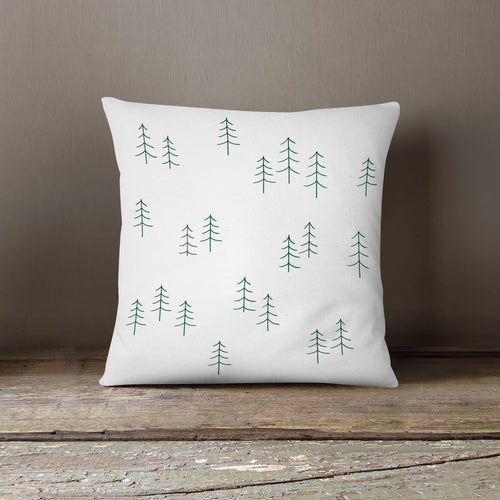 NEW!! Green Forest Trees Pillow Cover