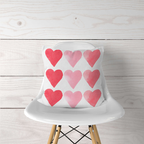 9 Watercolor Hearts