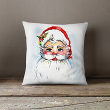Watercolor Christmas Santa-Pillow Cover