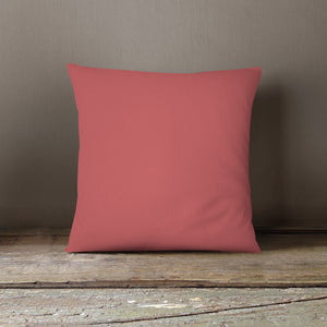 NEW!! Pale Red Solid Pillow Cover