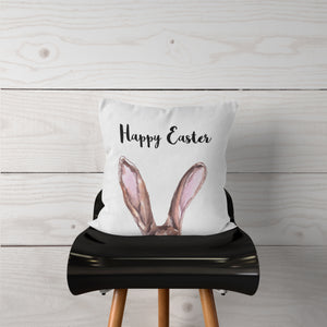 Watercolor- Easter Bunny Ears-Pillow Cover
