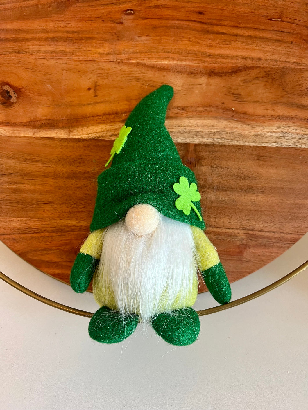 St Patrick's Day Gnome-Dark Green Hat