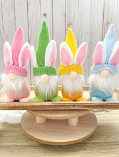 Set of 2-Spring Easter Bunny Gnomes-Blue & Green