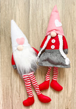 Valentine Gnome-Pink Hat Striped Long Legs