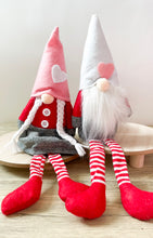 Valentine Gnome-Pink Hat Striped Long Legs