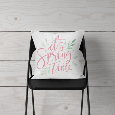 Watercolor-It's Spring Time-Pillow Cover