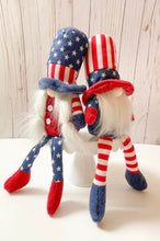 Patriotic Gnomes- Blue w/White Stars Hat w/Long Legs
