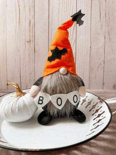 Orange Hat-BOO Halloween Gnome