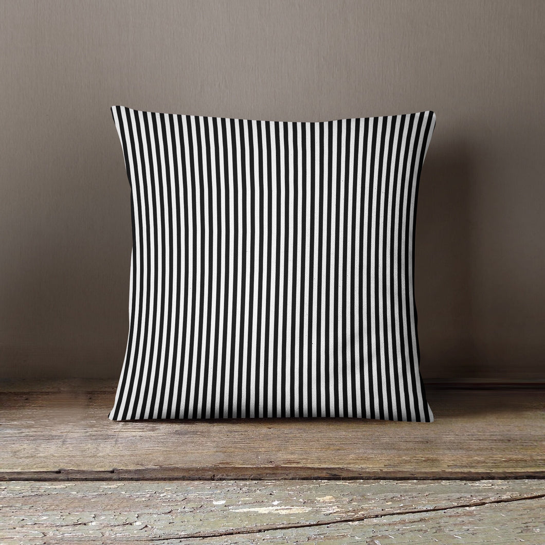 Black & White Stripe- Pillow Cover